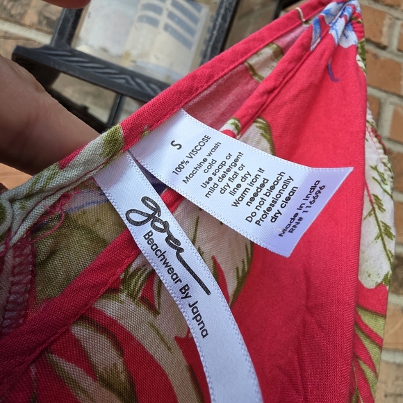 Floral Red Maxi Dress - Picture 4 of 6